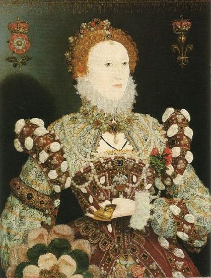 Nicholas Hilliard Elizabeth I, the Pelican portrait, oil painting picture